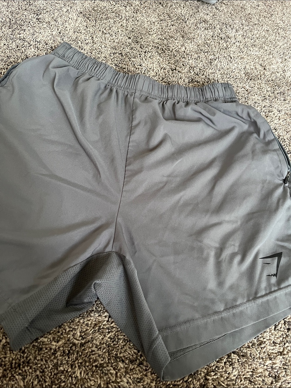 Gymshark Men's Dark Gray Athletic Shorts men’s medium. Good condition. - Picture 3 of 11
